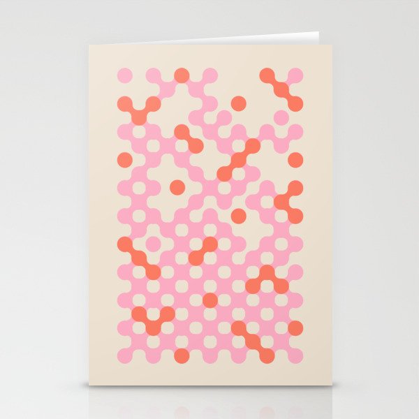 Circles: PATTERN 01 | The Peach Edition Stationery Card Gallery Image 2