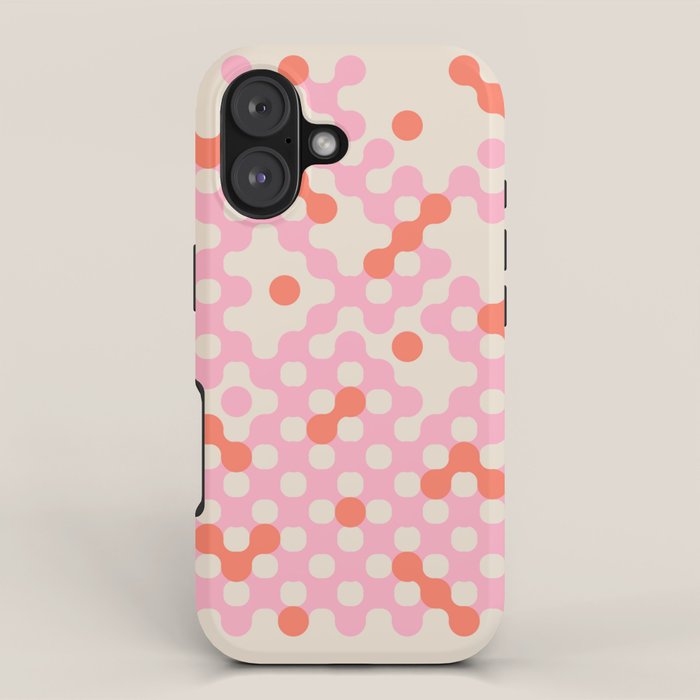 Circles: PATTERN 01 | The Peach Edition iPhone Case Gallery Image 1