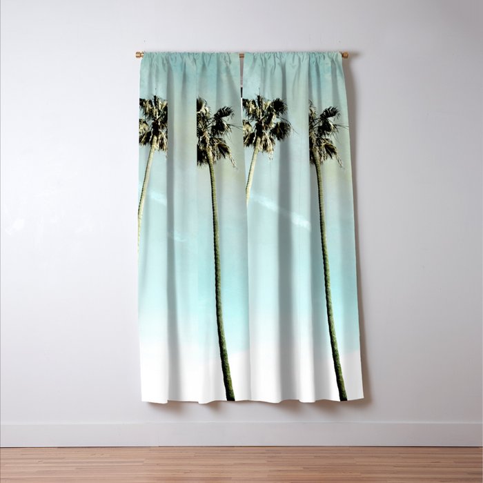 Palm Trees Window Curtain Gallery Image 3