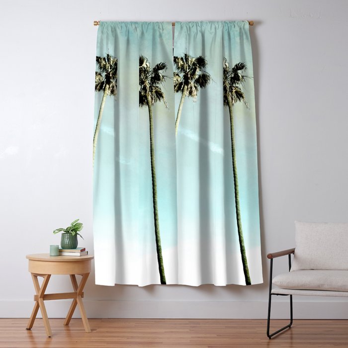 Palm Trees Window Curtain Gallery Image 1