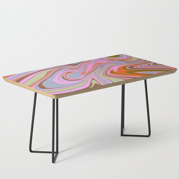 70s Psychedelic Swirl Coffee Table Gallery Image 1