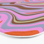 70s Psychedelic Swirl Bath Mat Gallery Image 3