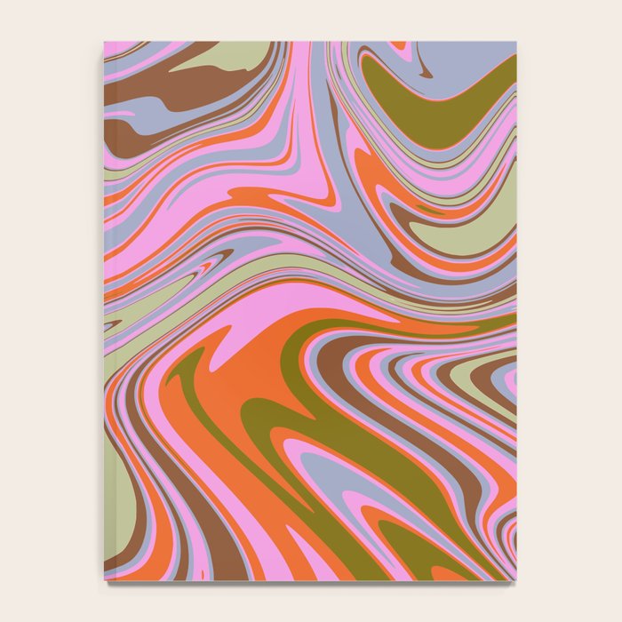 70s Psychedelic Swirl Notebook Gallery Image 4