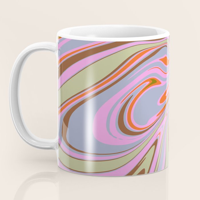 70s Psychedelic Swirl Coffee Mug Gallery Image 3