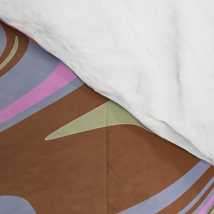 70s Psychedelic Swirl Comforter Gallery Image 4