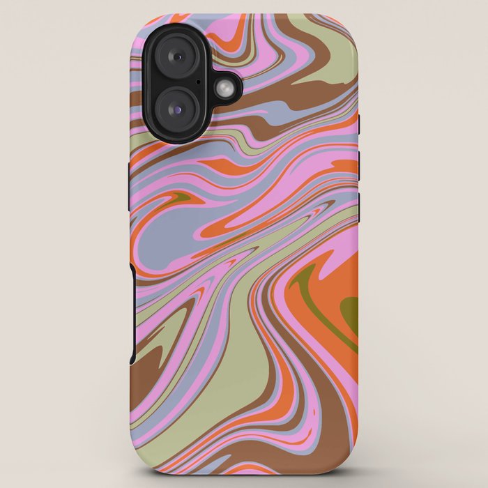 70s Psychedelic Swirl iPhone Case Gallery Image 5