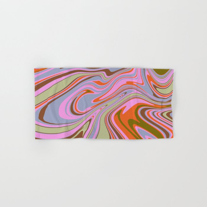 70s Psychedelic Swirl Bath Towel Gallery Image 1