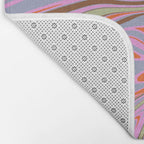 70s Psychedelic Swirl Bath Mat Gallery Image 2