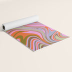 70s Psychedelic Swirl Yoga Mat Gallery Image 2