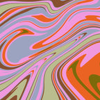70s Psychedelic Swirl Coffee Mug Gallery Image 2