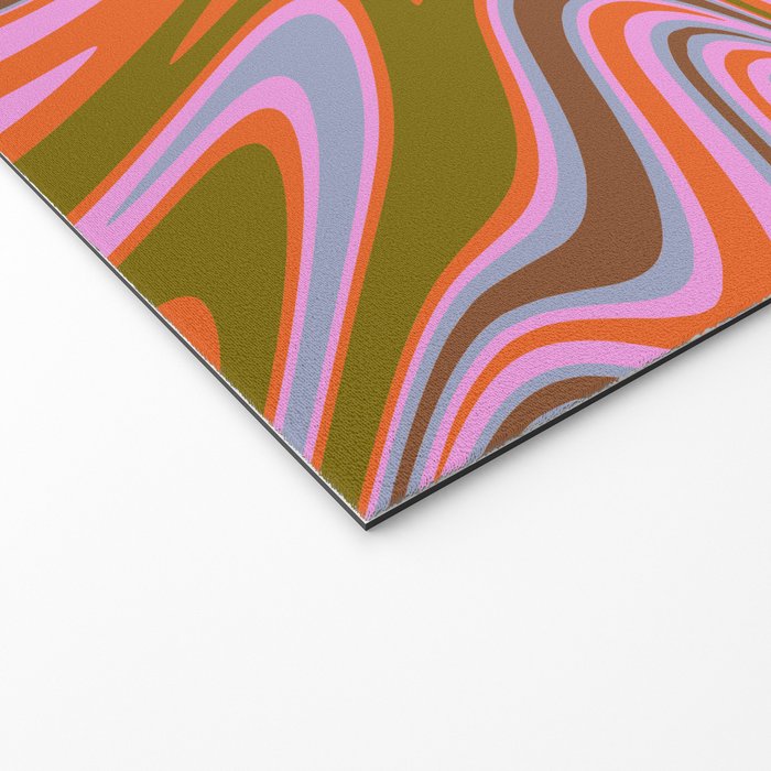 70s Psychedelic Swirl Welcome Mat Gallery Image 2