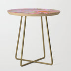 70s Psychedelic Swirl Side Table Gallery Image 1