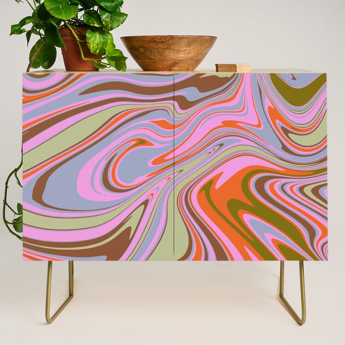70s Psychedelic Swirl Credenza Gallery Image 1