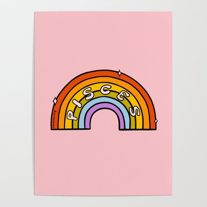 Pisces Rainbow Poster Gallery Image 4