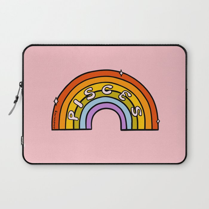 Pisces Rainbow Laptop Sleeve Gallery Image 1