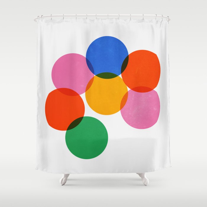 Bauhaus Circle Study Shower Curtain Gallery Image 1