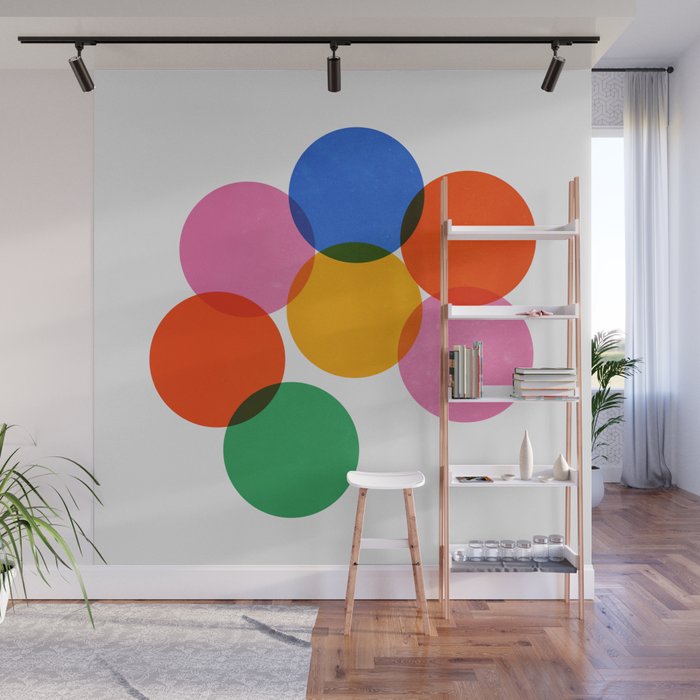Bauhaus Circle Study Wall Mural Gallery Image 1