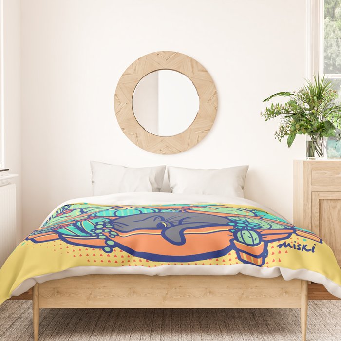 Catcus Patch Duvet Cover Gallery Image 3
