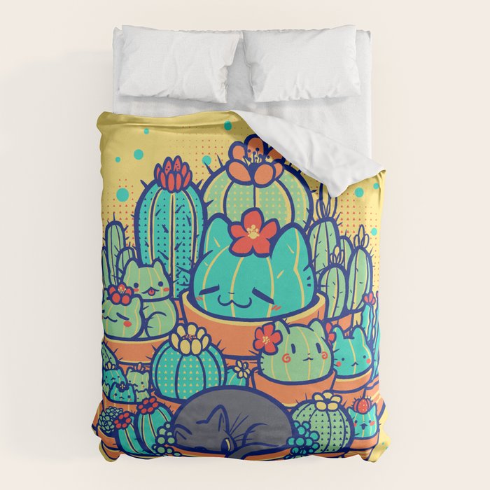 Catcus Patch Duvet Cover Gallery Image 1