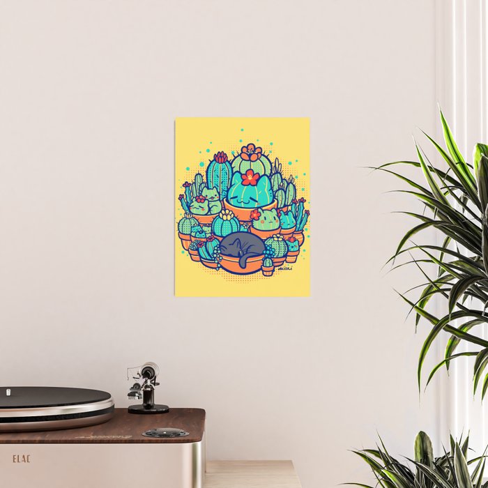 Catcus Patch Poster Gallery Image 2