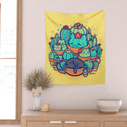 Catcus Patch Wall Tapestry Gallery Image 2