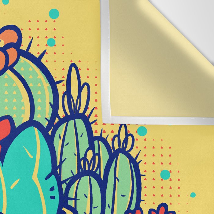 Catcus Patch Wall Tapestry Gallery Image 3