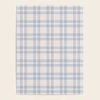 Blue And Cream Gingham Poster Gallery Image 4