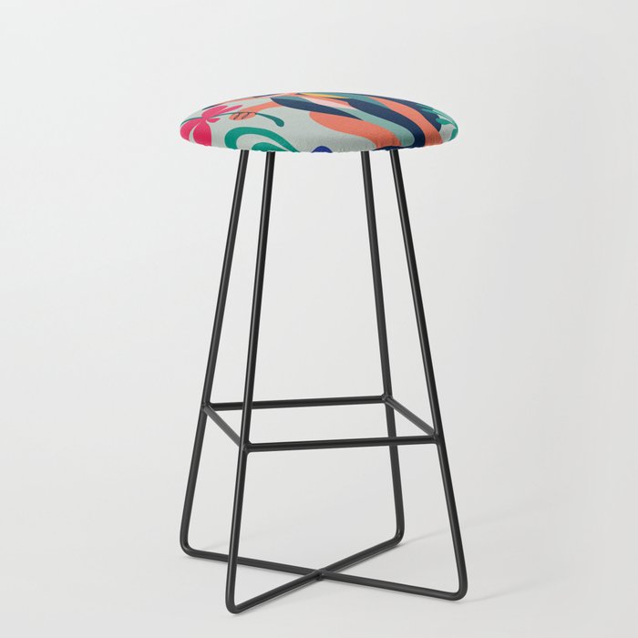 Mid Century Modern Monkey Stool Gallery Image 1