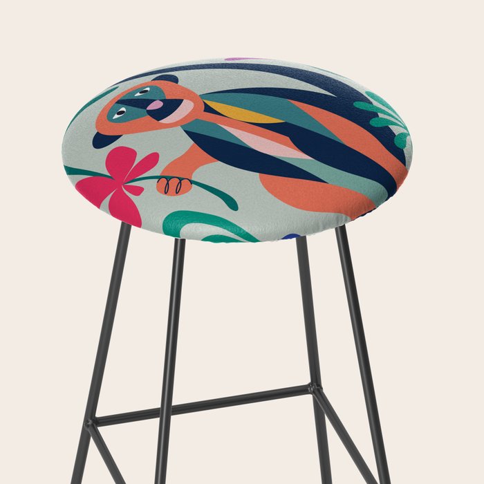 Mid Century Modern Monkey Stool Gallery Image 2