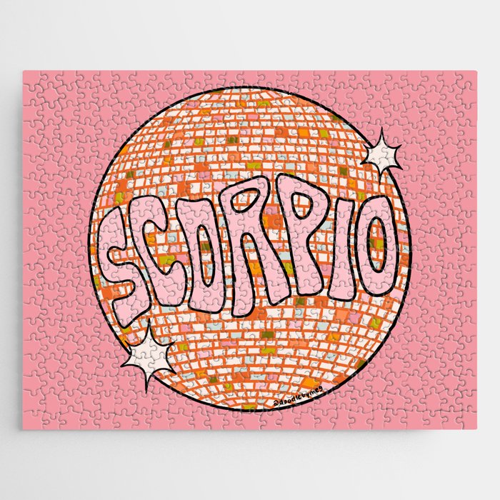 Scorpio Disco Ball Jigsaw Puzzle Gallery Image 1