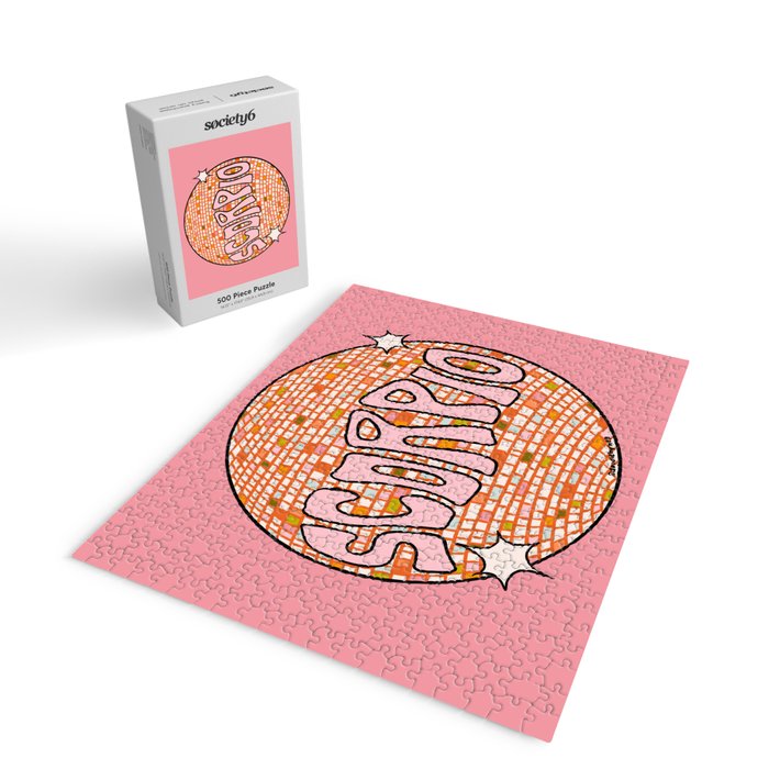 Scorpio Disco Ball Jigsaw Puzzle Gallery Image 2