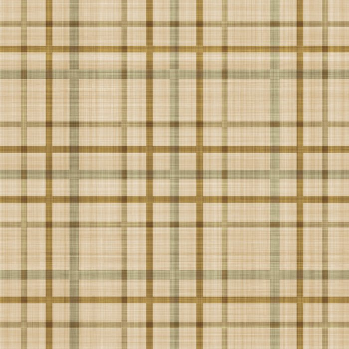 Traditional Plaid Pattern Rustic Country Style Beige Brown Coffee Mug Gallery Image 2