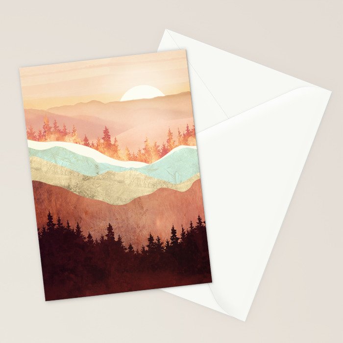 Amber Vista Stationery Card Gallery Image 2