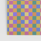 Checkered Multicolor Pattern XXII Colorful Bright Poster Gallery Image 3