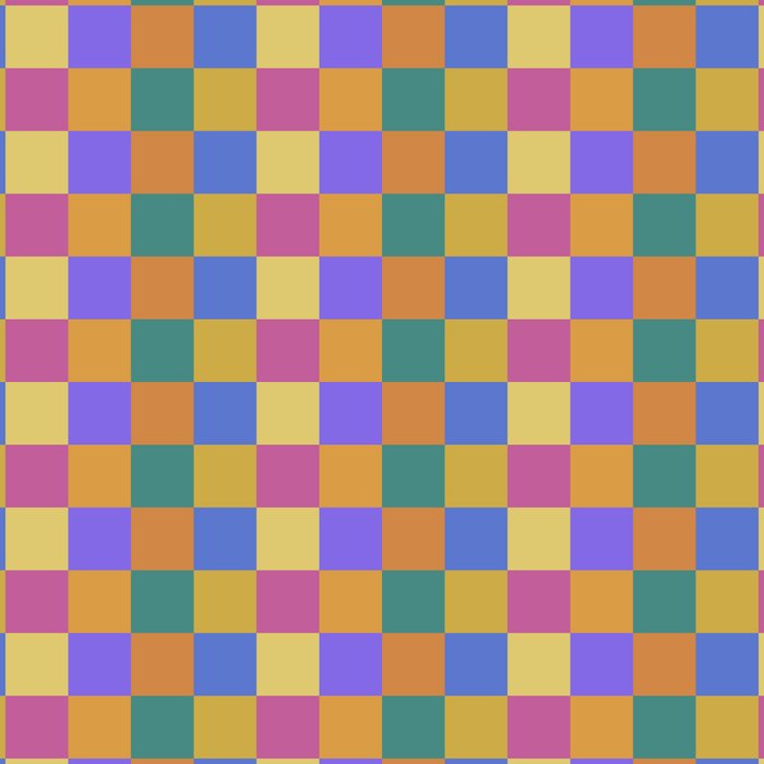 Checkered Multicolor Pattern XXII Colorful Bright Coffee Mug Gallery Image 2