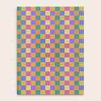 Checkered Multicolor Pattern XXII Colorful Bright Notebook Gallery Image 4