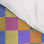 Checkered Multicolor Pattern XXII Colorful Bright Comforter Gallery Image 4