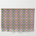 Checkered Multicolor Pattern XXII Colorful Bright Wall Hanging Gallery Image 1