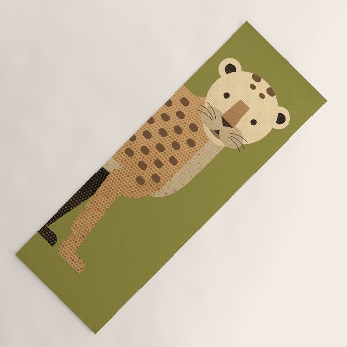 Whimsy Leopard Yoga Mat Gallery Image 1