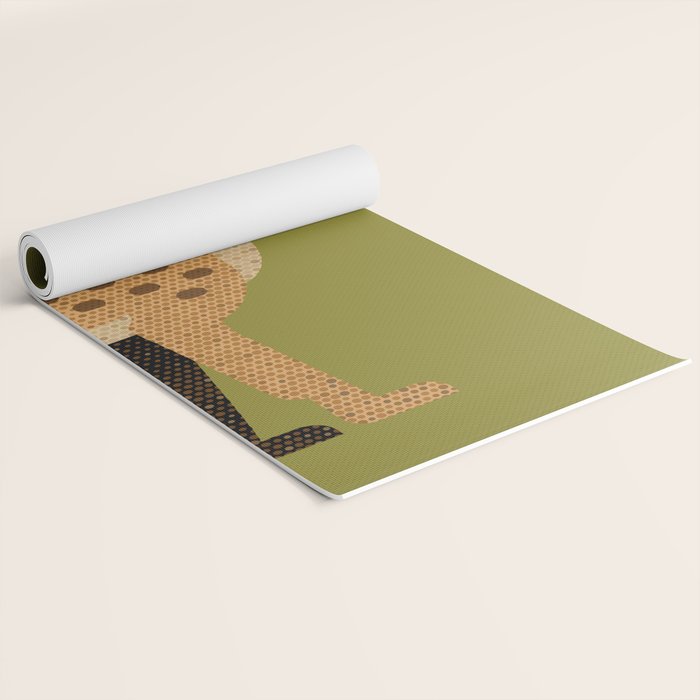 Whimsy Leopard Yoga Mat Gallery Image 2