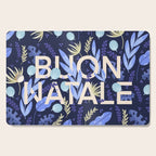 Buon Natale in blue Cutting Board Gallery Image 1