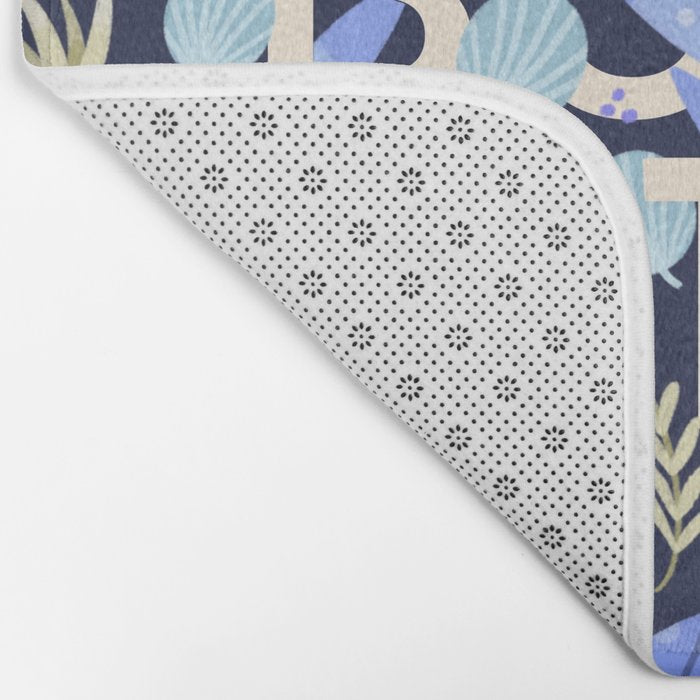 Buon Natale in blue Bath Mat Gallery Image 2