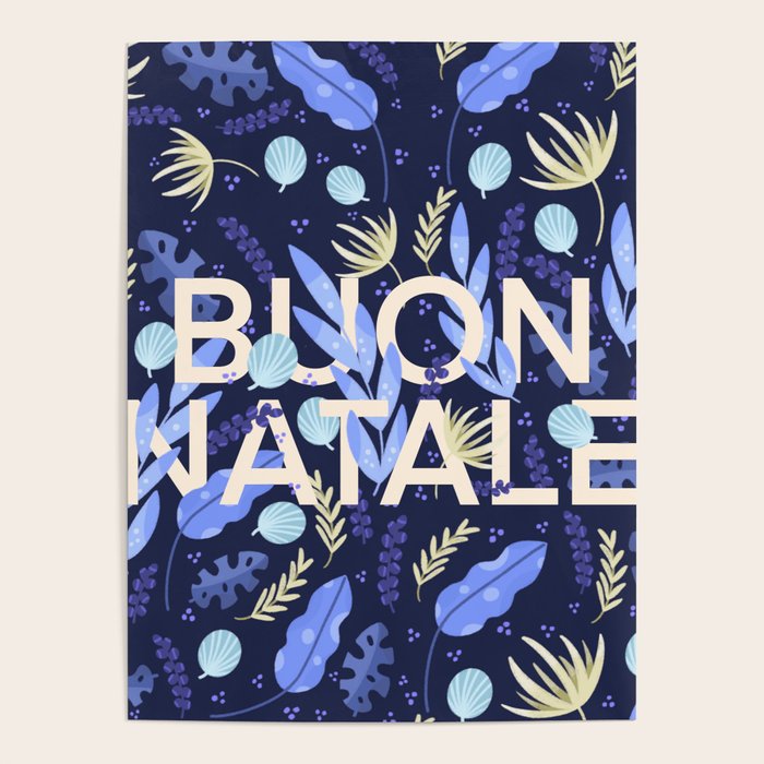Buon Natale in blue Poster Gallery Image 1
