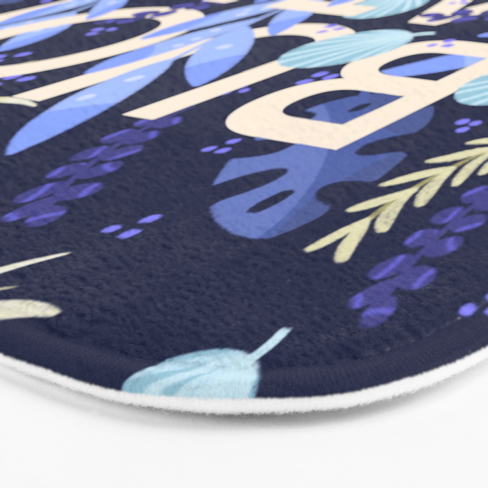 Buon Natale in blue Bath Mat Gallery Image 3