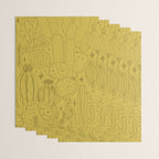 Cactus Scene in Green Wrapping Paper Gallery Image 3
