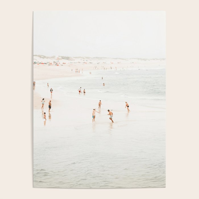 At the Beach 15 - Beach Print - Minimal Beach - People - Ocean - Sea Travel photography  Poster Gallery Image 1