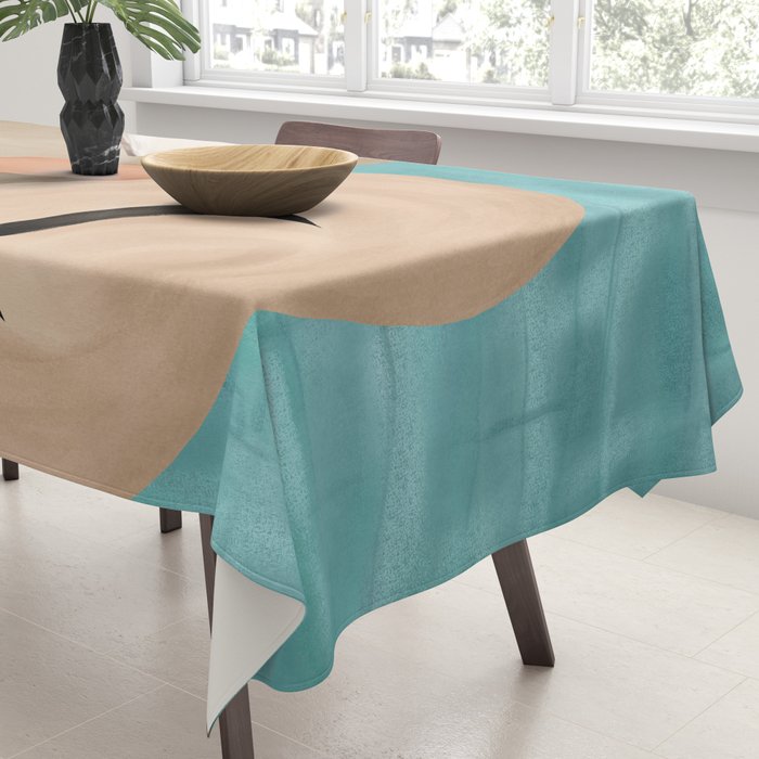 On the edge of the Pool II Tablecloth Gallery Image 3