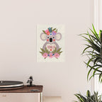 Koala with flowers  Poster Gallery Image 2
