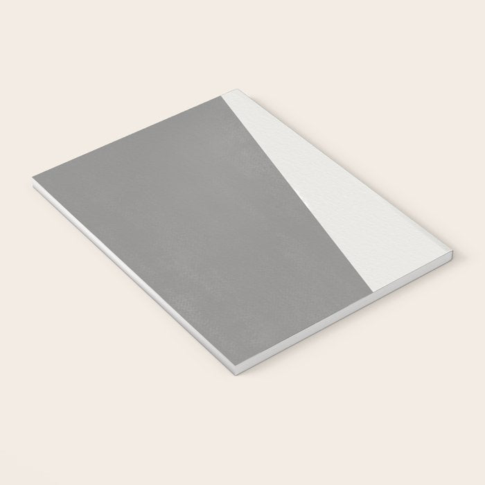 Geometric gray black design Notebook Gallery Image 3