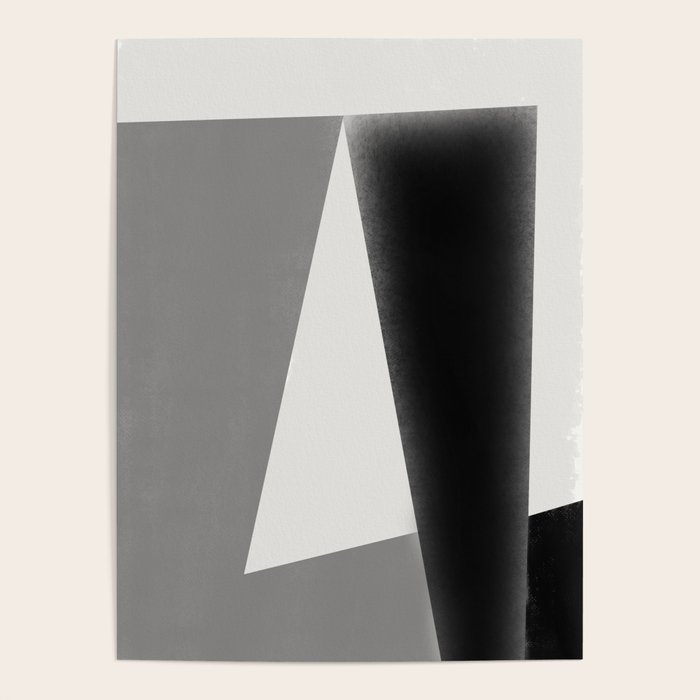 Geometric gray black design Poster Gallery Image 4